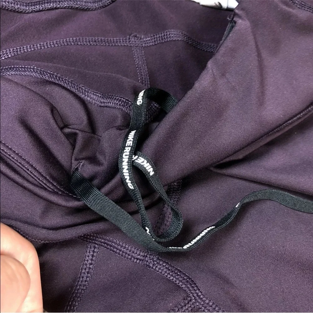 Nike Epic Crop Purple Running Leggings Size Small